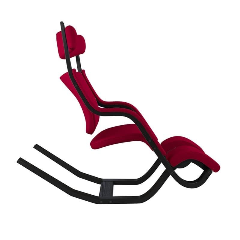 Fauteuil ergonomique de salon rouge - Gravity Varier®