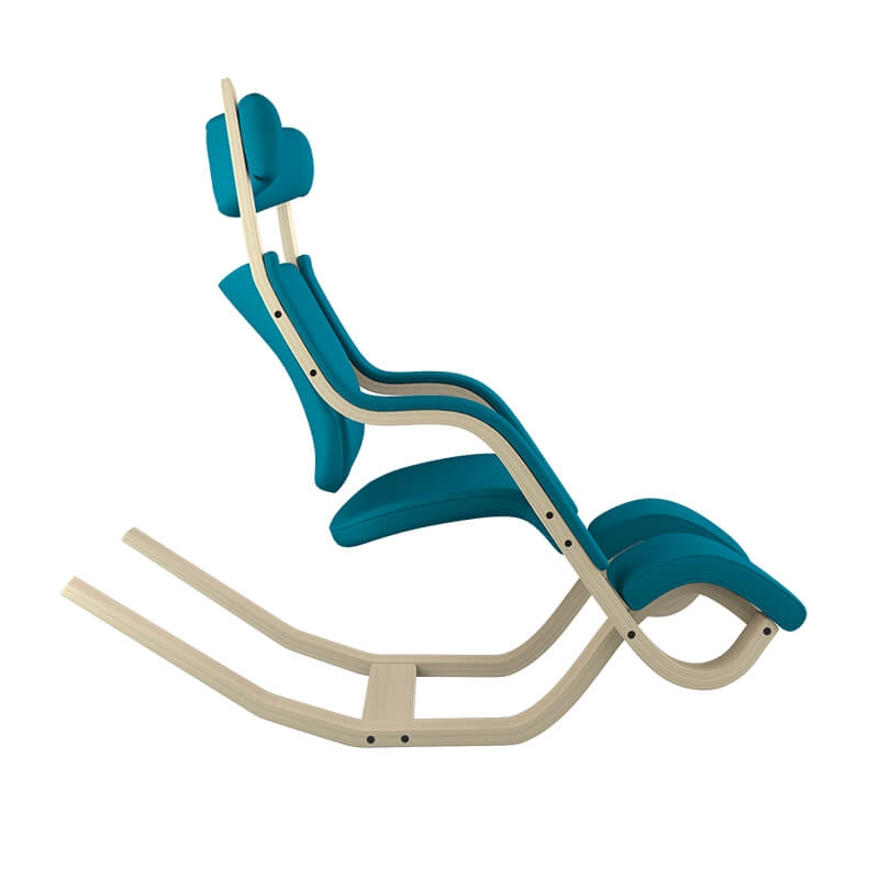 Fauteuil ergonomique de salon bleu - Gravity Varier®