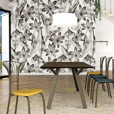 Chaise en synthétique et métal - Solandre