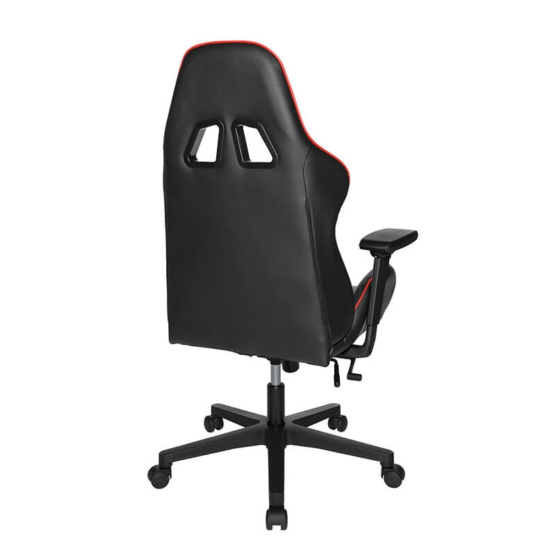 Chaise gamer rouge et noire avec roulettes - Speed chair 2
