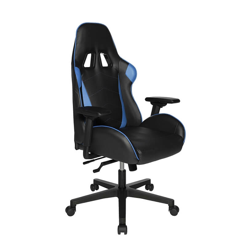 Chaise gaming bleue et noir avec accoudoirs réglables - Speed chair 2