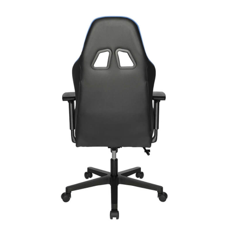 Fauteuil gamer confortable bleu et noir - Speed chair  2