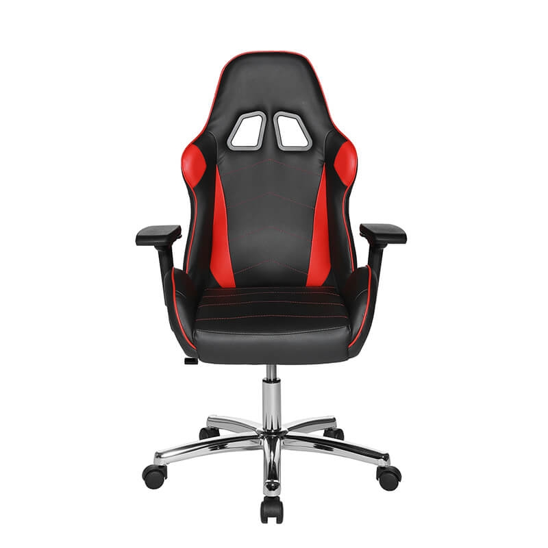 Fauteuil gaming confortable rouge et noir avec accoudoirs réglables - Speed chair 2