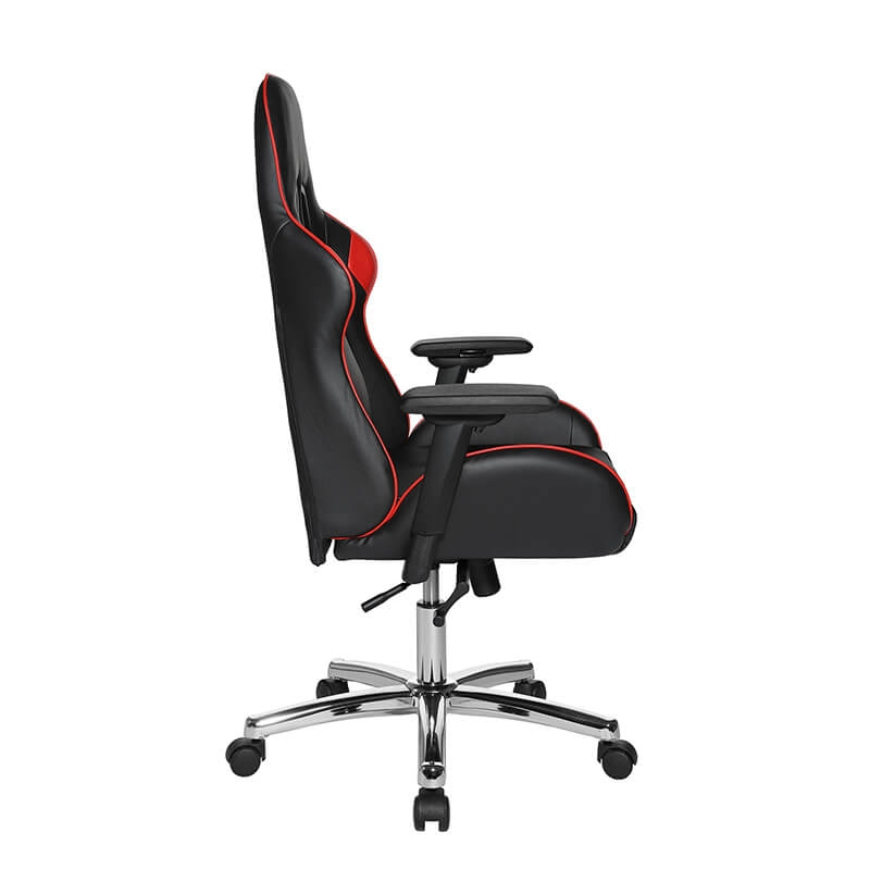 Chaise de gamer confortable avec roulettes noir et rouge - Speed chair 2