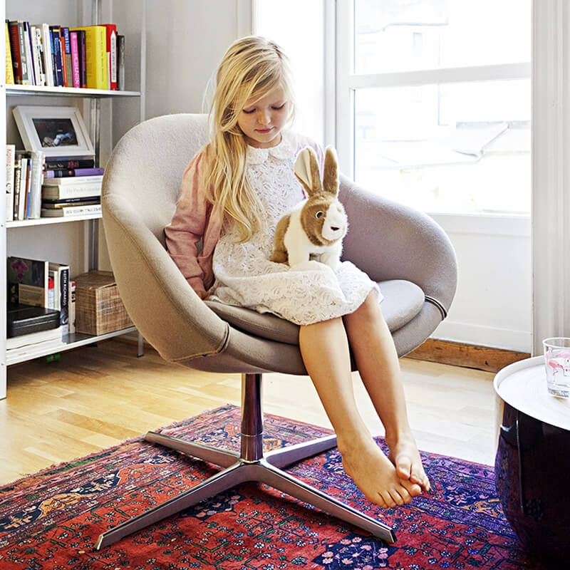 Fauteuil inclinable design beige - Kokon club