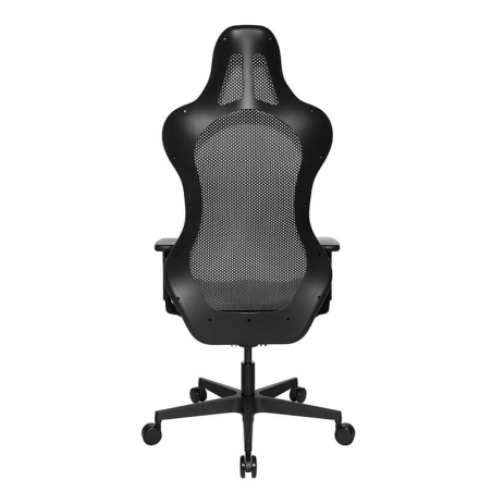 Chaise de bureau gaming en tissu noire réglable - Sitness