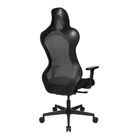 Fauteuil gaming ergonomique en tissu noir - Sitness