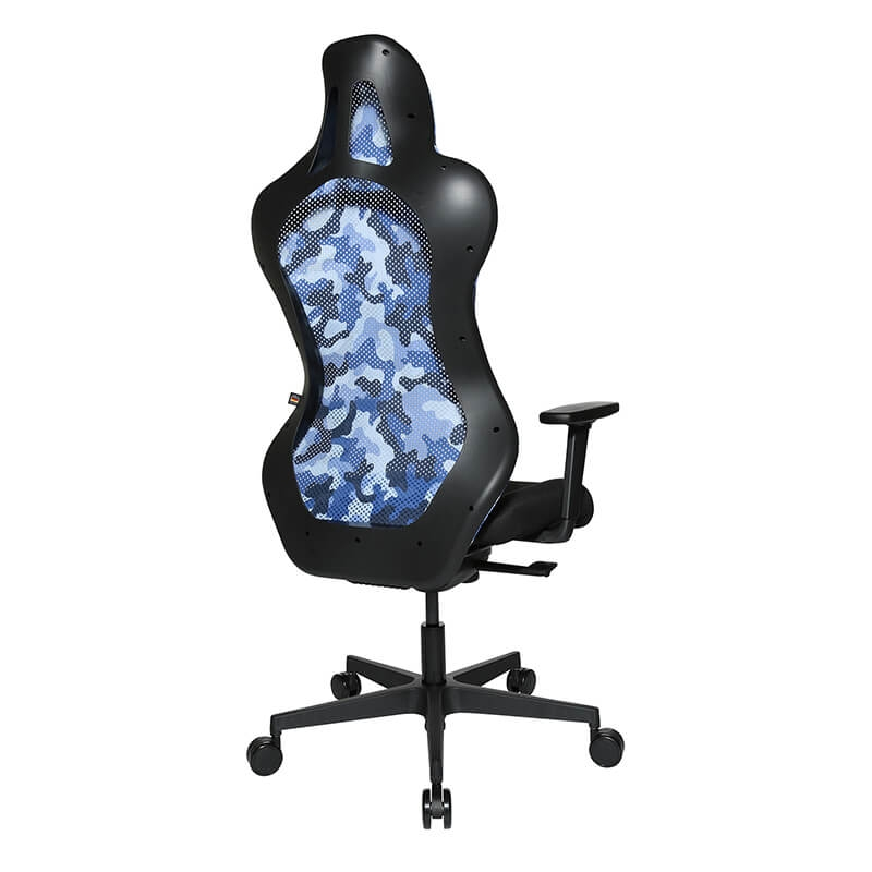 Chaise esport bleue avec réglages ergonomiques - Sitness