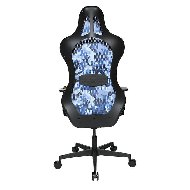 Siège de gaming réglable en tissu bleu - Sitness