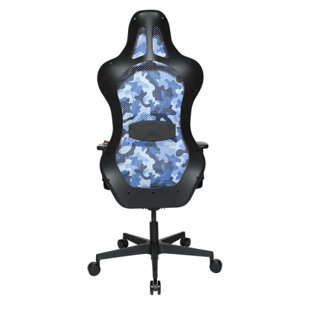 Siège de gaming réglable en tissu bleu - Sitness