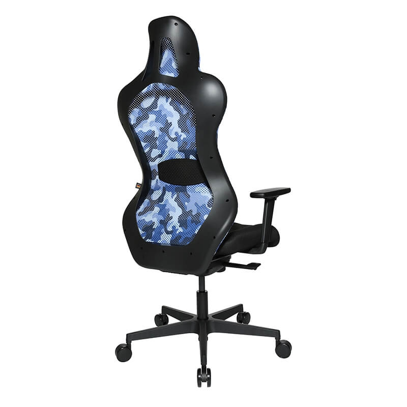 Chaise jeux vidéo ergonomique et confortable bleu - Sitness
