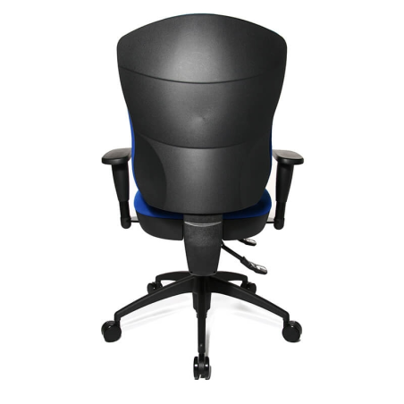 Siège de bureau bleu avec accoudoirs réglables - Wellpoint