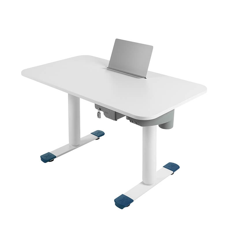 Bureau motorisé blanc hauteur réglable - Sitness X