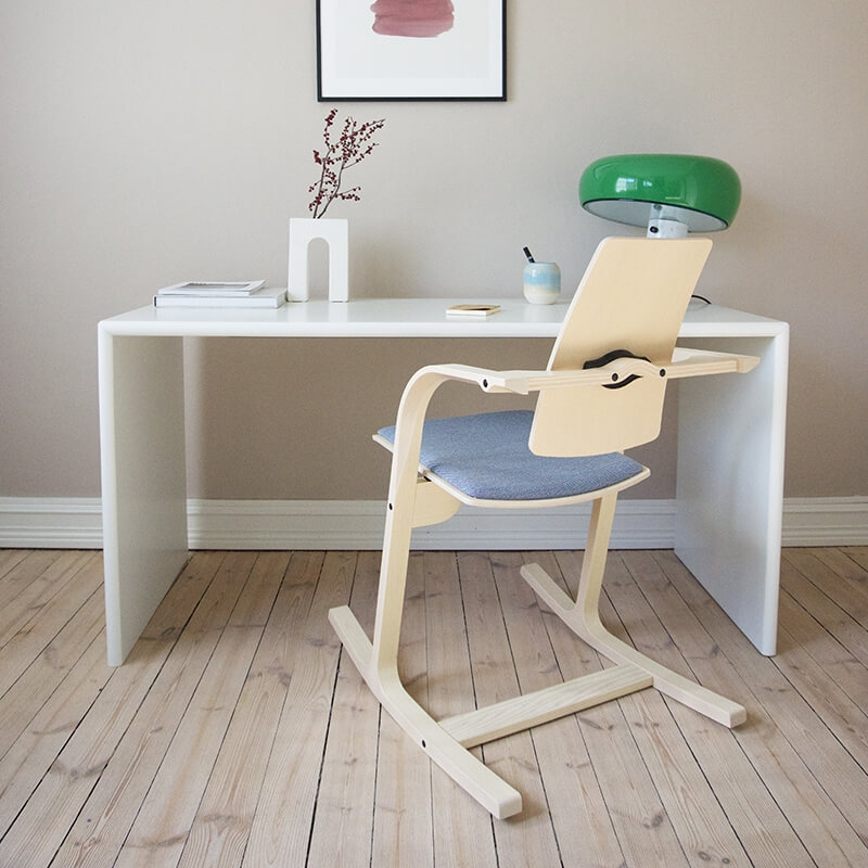 Chaise à bascule de bureau ergonomique bleue - Actulum Varier®