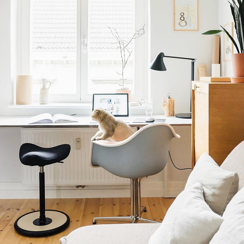 Tabouret ergonomique réglable en tissu - Move Varier®