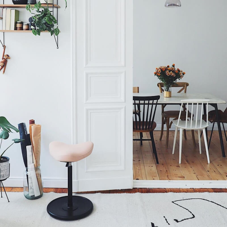 Tabouret ergonomique réglable assise en tissu - Move Varier®