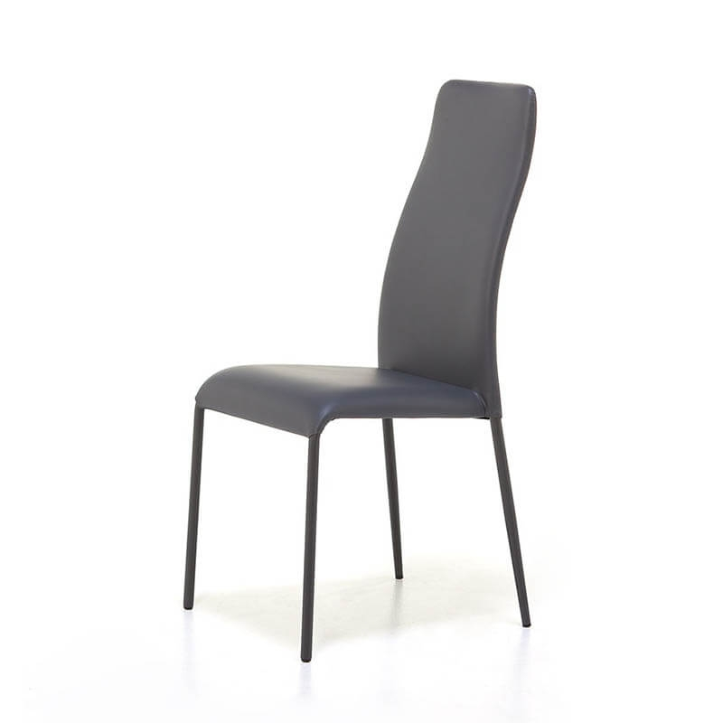 Chaise moderne empilable en synthétique 