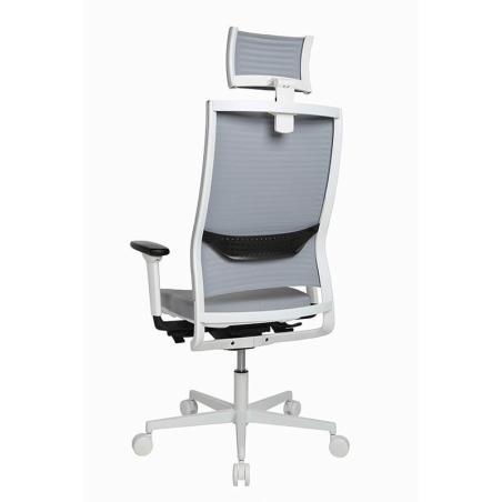 Fauteuil de bureau design réglable avec appui tête - Sitness Life 80