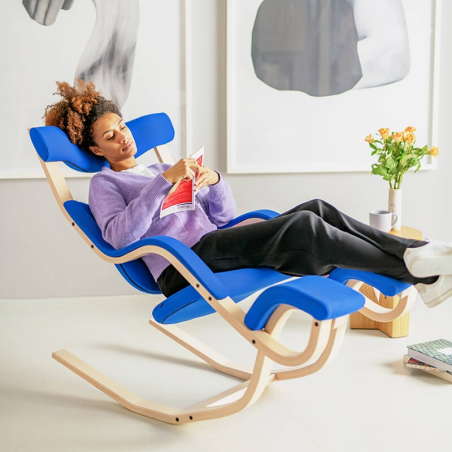 Fauteuil de relaxation bleu- Gravity Varier®