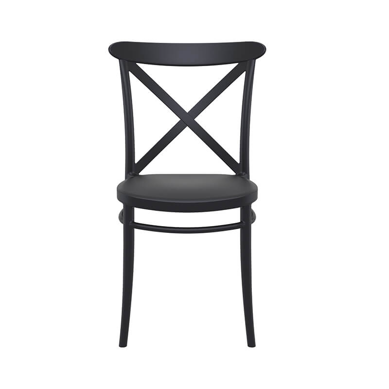 Chaise style bistrot empilable en polypropylène - Cross
