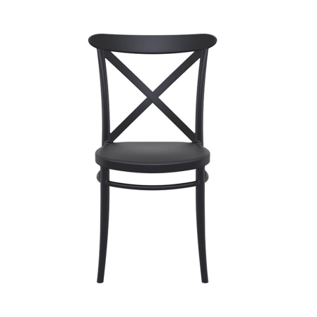 Chaise style bistrot empilable en polypropylène - Cross