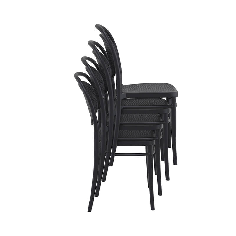 Chaise empilable moderne 