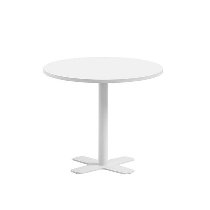 Table ronde pour cuisine en stratifié avec pied central diamètre 70 cm - Spinner
