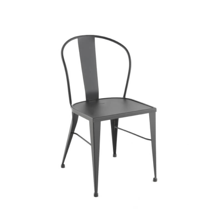Chaise de jardin vintage en métal style industriel - 531