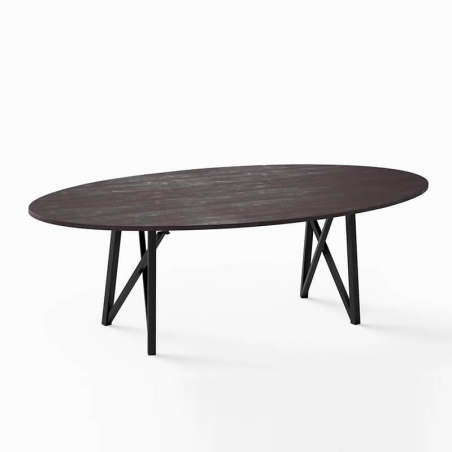 Table tendance ovale pour salle à manger 