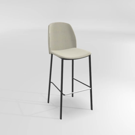 Tabouret de bar tendance avec dossier