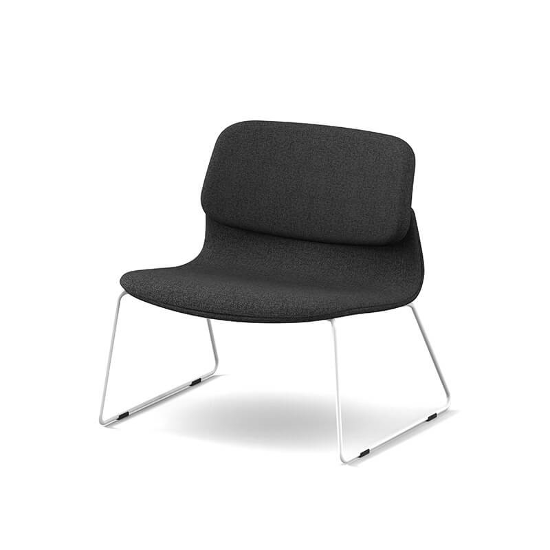 Chauffeuse moderne et confortable en tissu