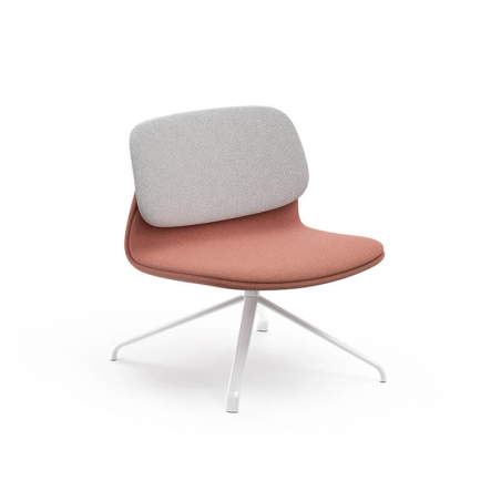 Chauffeuse cosy pivotante en tissu