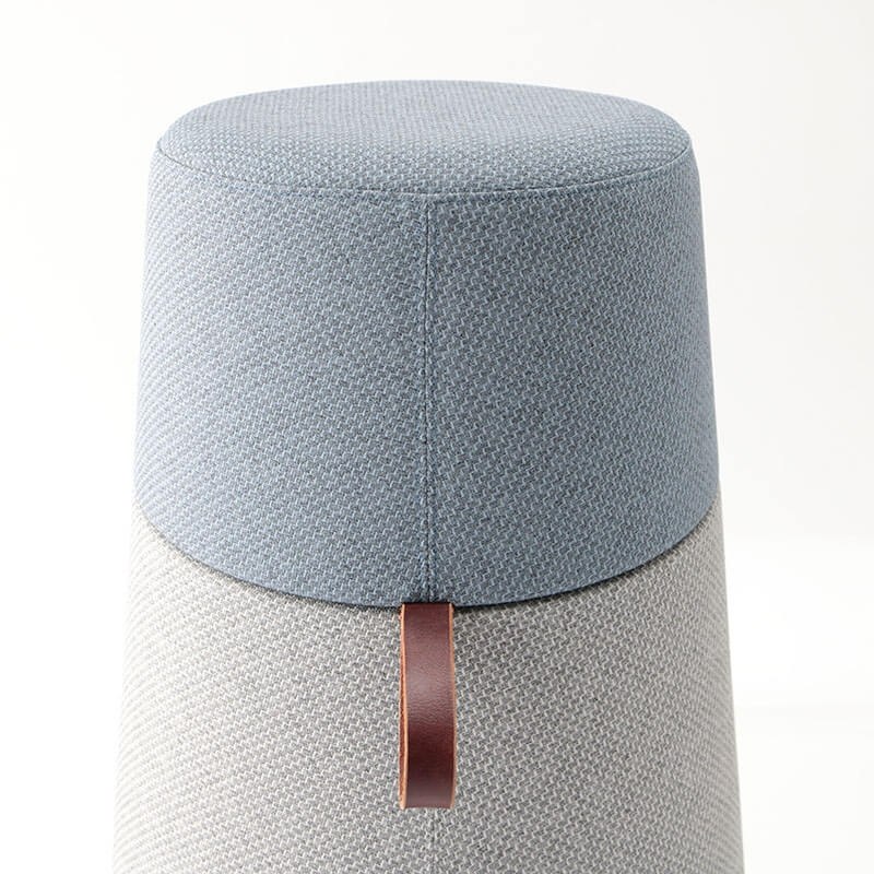 Pouf tendance en tissu origine France