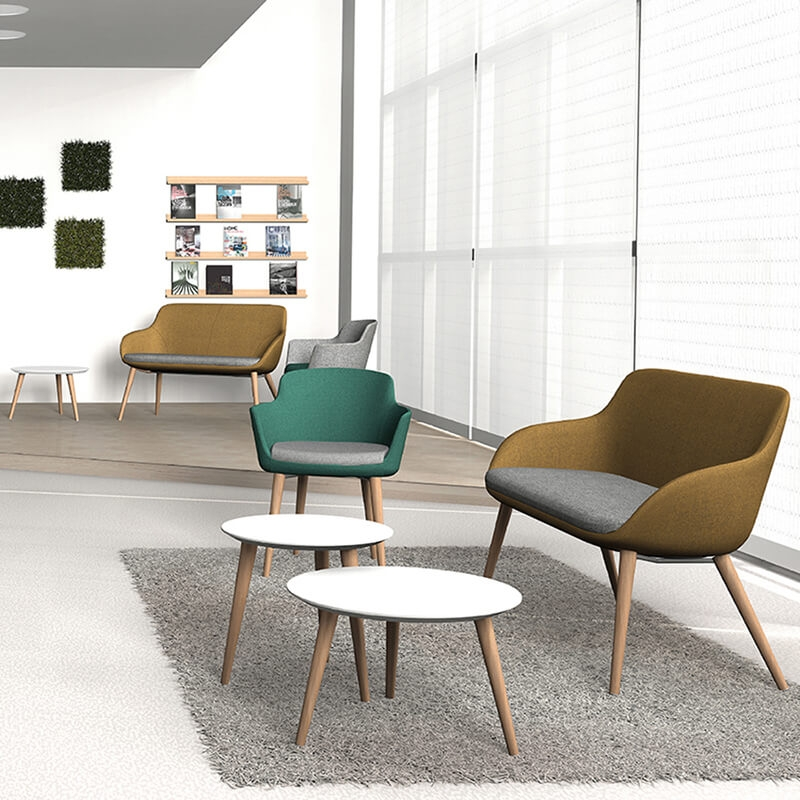 Banquette scandinave 2 personnes fabriquée en France