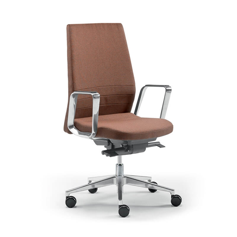 Fauteuil de bureau réglable à roulettes