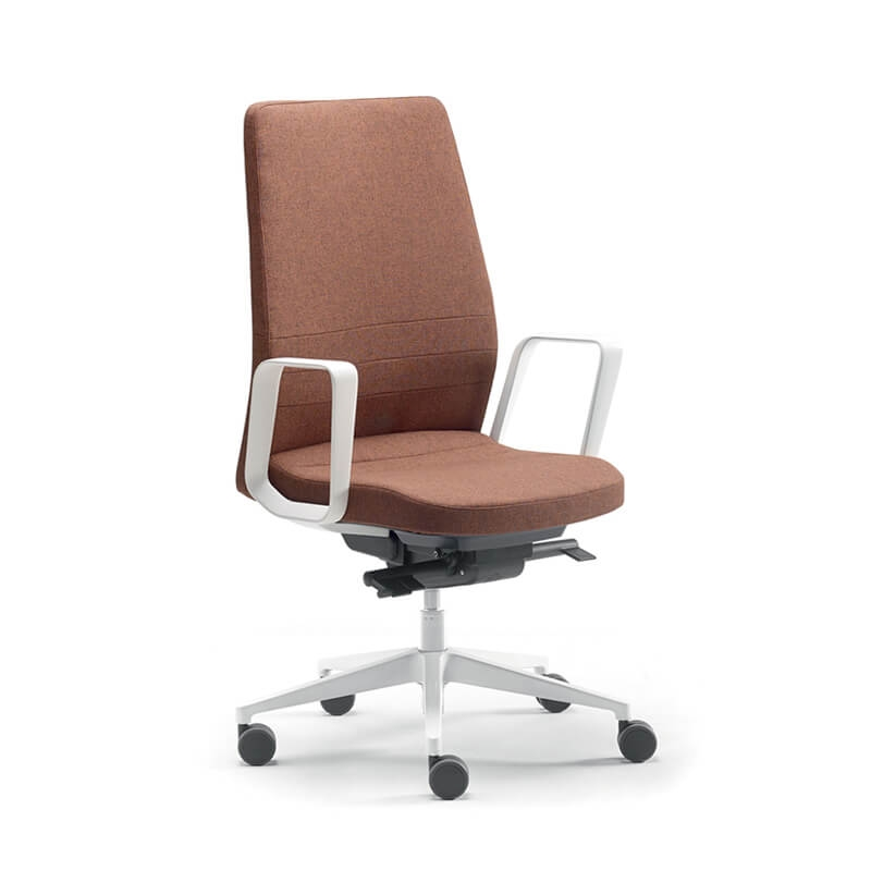 Fauteuil de direction confortable avec roulettes et accoudoirs
