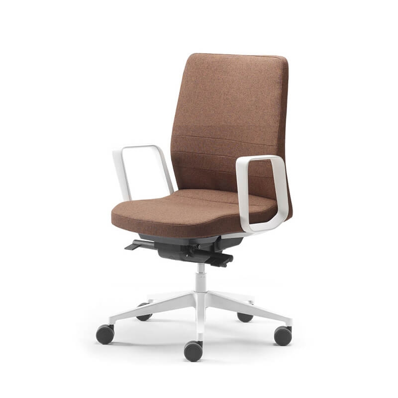 Fauteuil de direction avec roulettes et accoudoirs