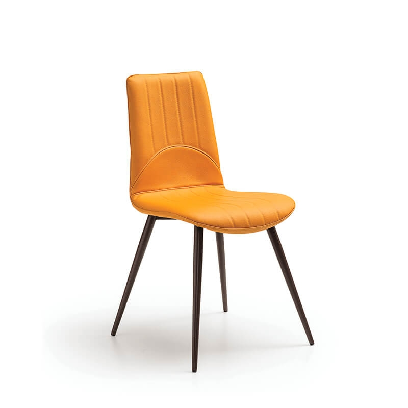 Chaise en synthétique et métal made in Italy