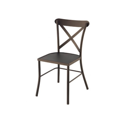 Chaise vintage en métal - Manila