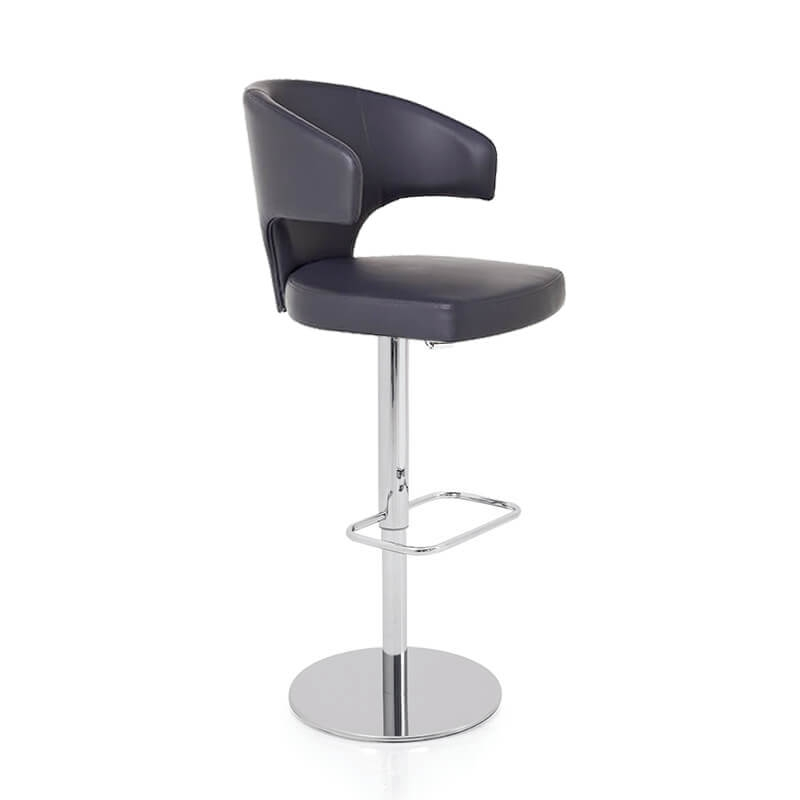 Tabouret haut pivotant et réglable 