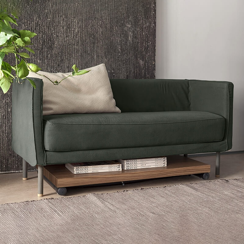 Table basse relevable en mélaminé - Géniale