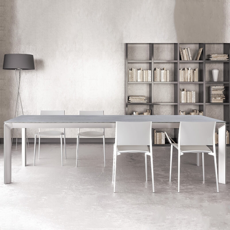 able grise rectangle en céramique fabriquée en Italie - Class