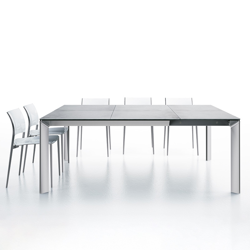 Table carrée en céramique extensible fabriquée en Italie - Class