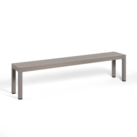 Banc d'extérieur en aluminium peint fabriqué en Italie - Rio Bench Alu