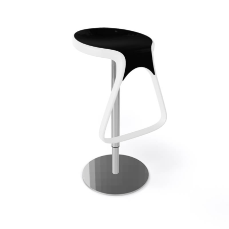 Tabouret design italien pivotant noir - Octo