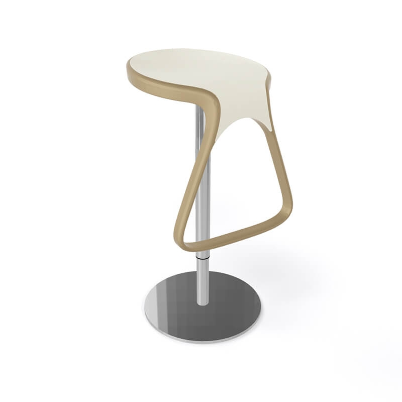 Tabouret design italien pivotant beige - Octo