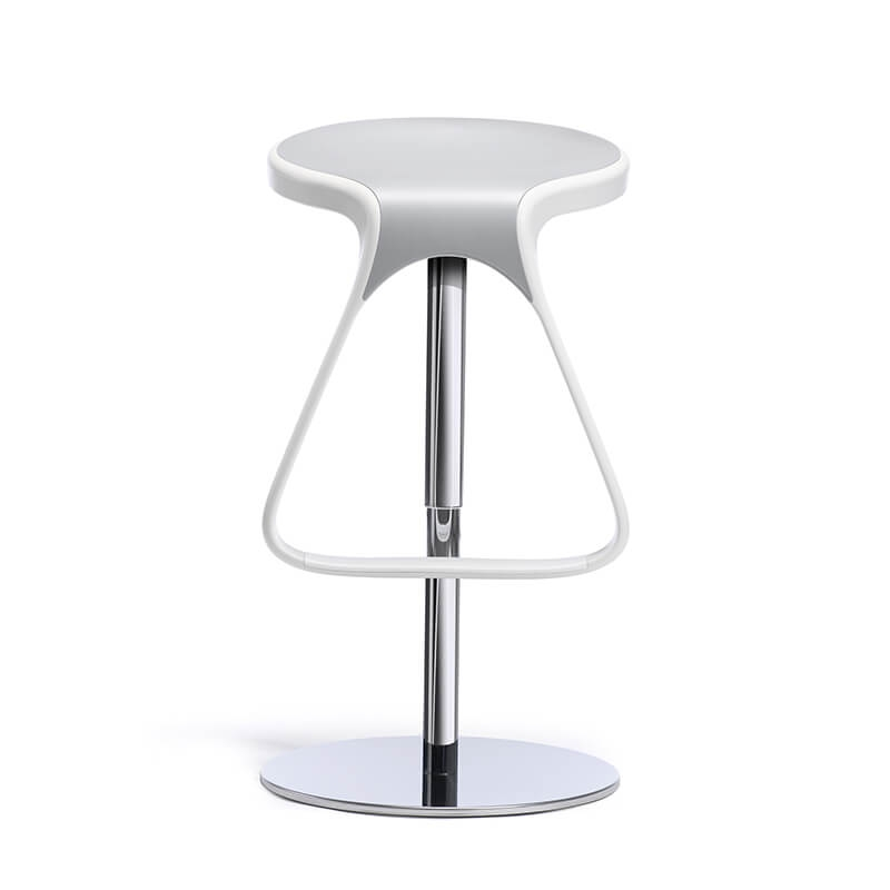 Tabouret design italien pivotant gris clair - Octo