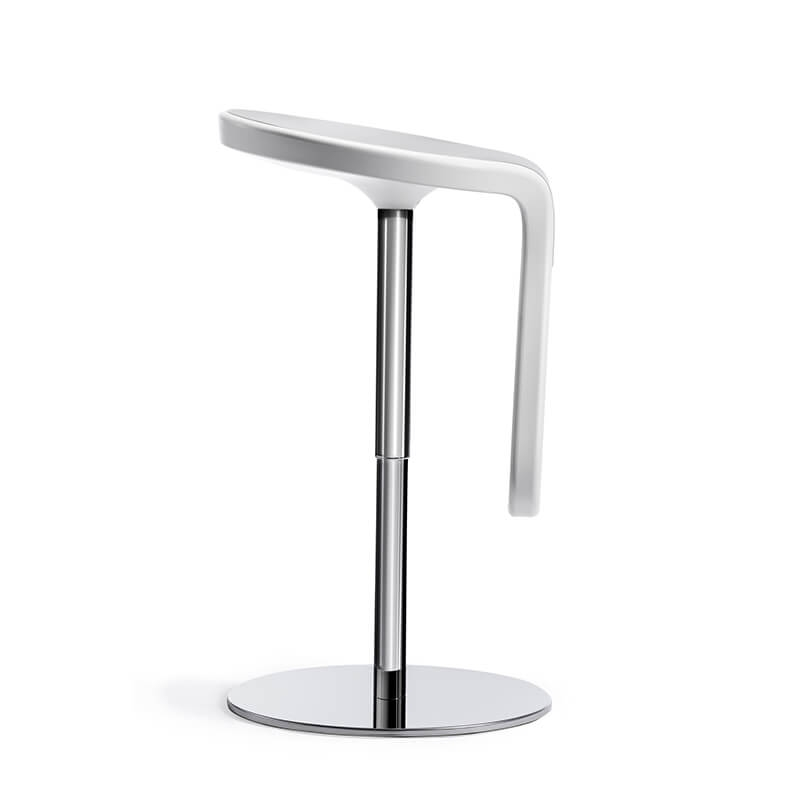 Tabouret design italien pivotant gris clair - Octo