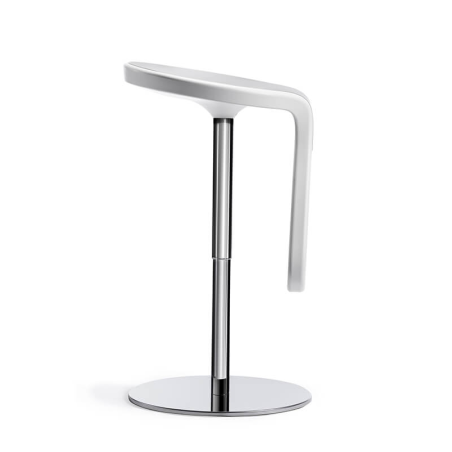 Tabouret design italien pivotant gris clair - Octo