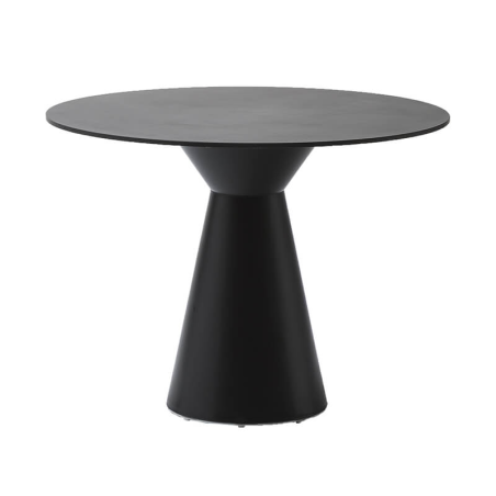 Table design à manger ronde coloris noir - Roller H74